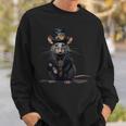 Steampunk Rat Dead Death Grunge Gothic Dark Steam Punk Sweatshirt Geschenke für Ihn