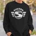 Suhl Simson S50 S51 Schwalbe Star 2-Stroke Motor 2-Stroke Love Sweatshirt Geschenke für Ihn