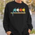 Table Tennis Heartbeat Retro Ping Pong Lover Player Felpa Regalos para él