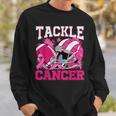 Tackle Breast Cancer Football Pink Breast Cancer Awareness Sweatshirt Gifts for Him
