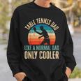 Tavolo Tennis Papà Ping Pong Giocatore Regalo Felpa Regalos para él