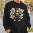 Teddy Bear Hustler Buisness Bear Dollar Street Clothes Sweatshirt Gifts for Him