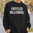 Titolato Millennial Political Felpa Regalos para él