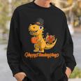 Turkeysaurus Trex Turkey Dino Toddler Boy Happy Thanksgiving Felpa Regalos para él