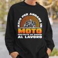 Uomo Divertente Maglia Motociclista Nato Per Andare In Moto Felpa Regalos para él