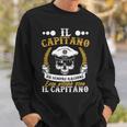Uomo Il Capitano Ha Sempre Ragione Frase Divertente Marinaio Felpa Regalos para él