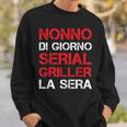 Uomo Nonno Serial Griller Regalo Grigliatore Grigliata Barbecue Felpa Regalos para él