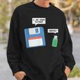 Usb Floppy Disk Camicia Computer Io Sono Tuo Padre Felpa Regalos para él