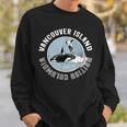 Vancouver Island Bc Canadá Orca Ballenas Aventura Recuerdo Camisa de entrenamiento Regalos para él