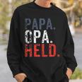 Vater Und Sohn Papa Opa Held Familie Grosseltern S Sweatshirt Geschenke für Ihn