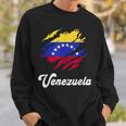 Venezuela Bandiera Scratch Orgogliosoenezuela Roots Sud America Felpa Regalos para él