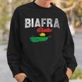 Vintage Biafra Flag Biafra Card Biafra Est 1967 Sweatshirt Geschenke für Ihn