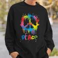 Vintage Peace Love Simbolo Della Pace Per Amore Pace Felpa Regalos para él