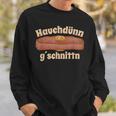 Wafer-Thin Gschnittn Liver Cheese Meat Cheese Buns Sweatshirt Geschenke für Ihn