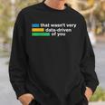 That Wasn't Very Data-Driven Of You Data Analyst Geek Sweatshirt Gifts for Him
