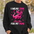 I Wear Pink For My Mimi T-Rex Dinosaur Breast Cancer Sweatshirt Gifts for Him