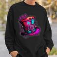 We're All Mad Here Pink Steampunk Alice In Wonderland Hat Sweatshirt Geschenke für Ihn