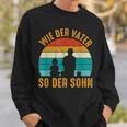 Wie Derater So Der Son Fishing Sweatshirt Geschenke für Ihn