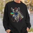 Zebra Occhiali Da Sole Opere D'arte Zebra Colorata Animale Felpa Regalos para él