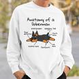 Anatomia Di Un Dobermann Pinscher Cane Felpa Regalos para él