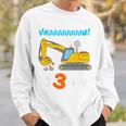 Bambino Escavatore 3 Anni Bimbo Regaloeicolo Cantiere Compleanno Felpa Regalos para él