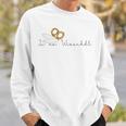 Bavarian Wiaschdl Wurst Egal Weißwurst Pretzel Pretzel Sweatshirt Geschenke für Ihn