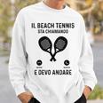 Beach Tennis Divertente Racchettoni Spiaggia Felpa Regalos para él