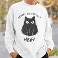 Bevor Du Fragst Nein Cats Sweatshirt Geschenke für Ihn