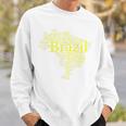 Brazil Map Football Copacabana Brazilian Sweatshirt Geschenke für Ihn