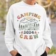 Camping Crew 2024 Familienpassender Sommertrip Camp Retro Sweatshirt Geschenke für Ihn