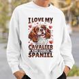 Cavalier King Charles Spaniel Razza Di Cani I Love My Cavalier Felpa Regalos para él