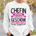 Chefin Wir Habenersucht Für Dich Geschenk Zu Finden Sweatshirt Geschenke für Ihn