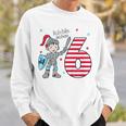 Children's 6Th Birthday With Sword Ich Bin Schon Sechs Ritter Mit Sword Sweatshirt Geschenke für Ihn