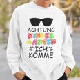 Children's Attention Kindergarten Ich Komme 1St Tag Kita Sweatshirt Geschenke für Ihn