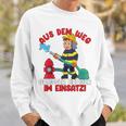 Children's Aus Dem Weg Grosser Bruder Im Einatz Fire Brigade German L Sweatshirt Geschenke für Ihn