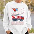 Children's Fireman Endlich 5 Jetzt Bin Ich Einsatzeiteiteiter 80 Sweatshirt Geschenke für Ihn