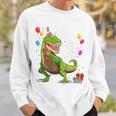 Children's Geburtstags 4 Jahre Junge Dinosaurier Dino Ich Bin 4 Sweatshirt Geschenke für Ihn