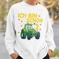 Children's Ich Bin 2 Jahre Traktor Trekker Sweatshirt Geschenke für Ihn