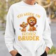 Children's Ich Werde Ein Großer Bruder Löwe Sweatshirt Geschenke für Ihn