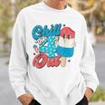 Chill The Fourth Out Popsicle 4Th Of July Boys Men Sweatshirt Gifts for Him