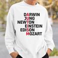 Darwin Jung Newton Einstein Edison Mozart Autism Awareness Sweatshirt Geschenke für Ihn