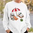 Divertente Camicia Peracanze Sushi Camicia Giapponese Kawaii Sushi Felpa Regalos para él