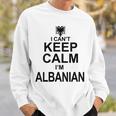 Donna Albania Albanian Shqipe Kuq E Zi Kosova Keep Calm Con Collo A Felpa Regalos para él