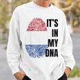 Dutch Flag Dna Fingerprint Holland Orange Orange Sweatshirt Geschenke für Ihn