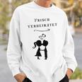 Frischerheiratet Wedding Marriage Honeymoon Marriage Sweatshirt Geschenke für Ihn