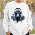 Gorilla Animal Disegno Grafico Astratto Pittura Gorilla Felpa Regalos para él