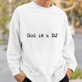 Gott Ist Ein Dj Gray Sweatshirt Geschenke für Ihn