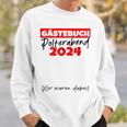 Guest Book For Signing 2024 Sweatshirt Geschenke für Ihn