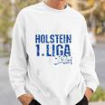 Holstein Football Kicken Fan Kiel Stadium Blue Blue Sweatshirt Geschenke für Ihn