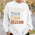 Ich Bin 10 Jahre 10 Jahre 10Th Birthday Sweatshirt Geschenke für Ihn